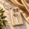 P+R Vineyards Keychain